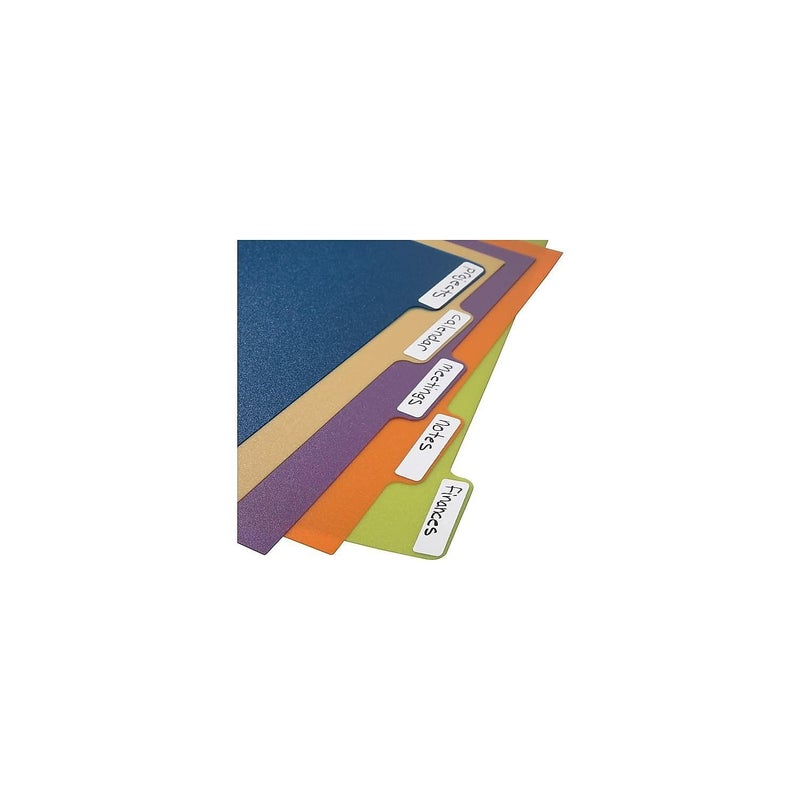 Staples? Arc Notebook Poly Index Dividers, Letter-Sized, Assorted Colors, Set of 5 - Image 3